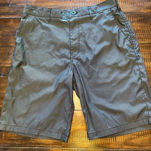 Hurley Nike Dri-Fit Men’s Black & Grey Striped Shorts, size 32